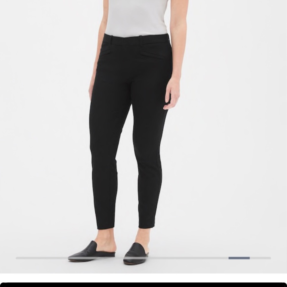 GAP SIGNATURE SKINNY ANKLE DRESS PANTS